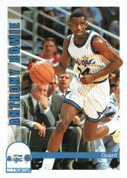1992-93 Hoops Anthony Bowie #439 card image