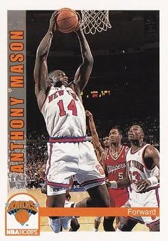 1992-93 Hoops Anthony Mason #155 card image