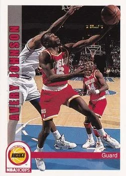 1992-93 Hoops Avery Johnson #82 card image