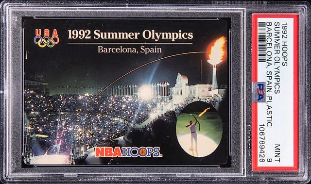 1992-93 Hoops Barcelona, Spain Plastic Summer Olympics #no-number card image