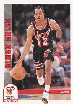 1992-93 Hoops Bimbo Coles #117 card image