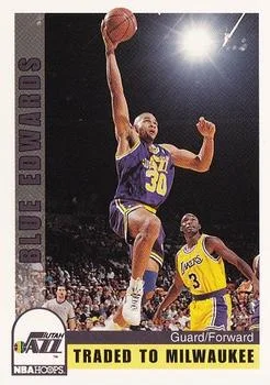 1992-93 Hoops Blue Edwards #225 card image