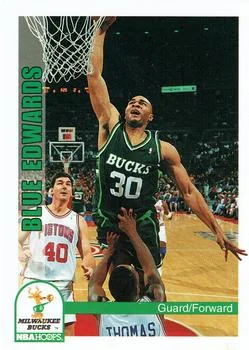 1992-93 Hoops Blue Edwards #417 card image