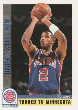1992-93 Hoops Brad Sellers #384 card image
