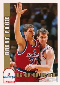 1992-93 Hoops Brent Price ROO #480 card image