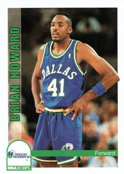 1992-93 Hoops Brian Howard #371 card image
