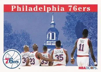1992-93 Hoops Charles Barkley / Manute Bol / Armon Gilliam / Hersey Hawkins / Mitchell Wiggins #285 card image