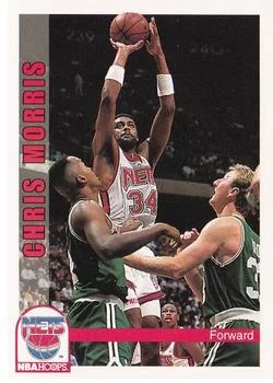 1992-93 Hoops Chris Morris #150 card image