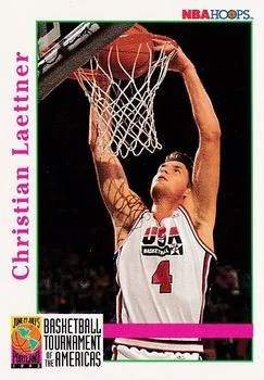 1992-93 Hoops Christian Laettner BTA #342 card image