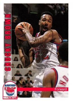 1992-93 Hoops Chucky Brown #427 card image