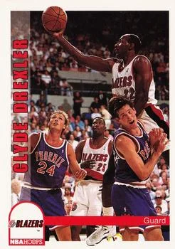 1992-93 Hoops Clyde Drexler #189 card image