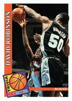 1992-93 Hoops David Robinson TRIV #481 card image
