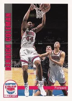 1992-93 Hoops Derrick Coleman #147 card image