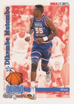 1992-93 Hoops Dikembe Mutombo #313 card image