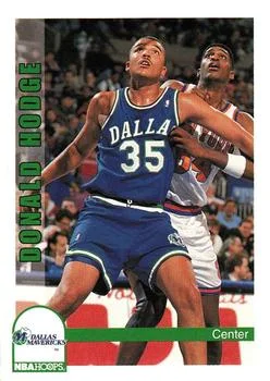 1992-93 Hoops Donald Hodge #370 card image