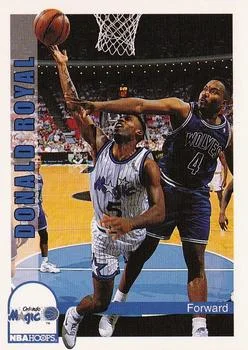 1992-93 Hoops Donald Royal #443 card image
