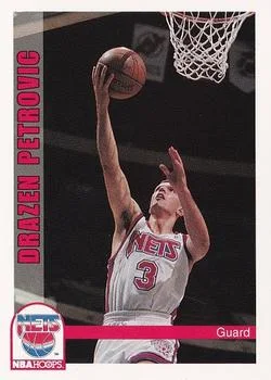 1992-93 Hoops Drazen Petrovic #151 card image