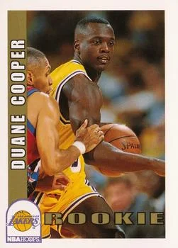 1992-93 Hoops Duane Cooper ROO #409 card image