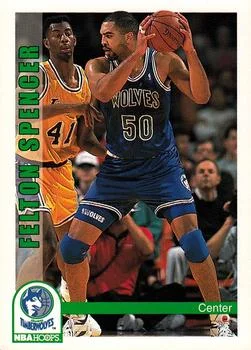 1992-93 Hoops Felton Spencer #141 card image