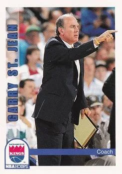 1992-93 Hoops Garry St. Jean Head Coach #261 card image
