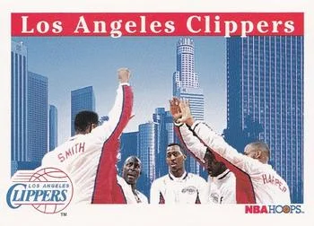 1992-93 Hoops Gary Grant / Ron Harper / Danny Manning / Charles Smith #277 card image