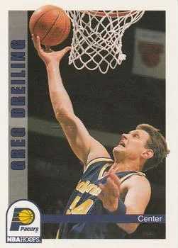 1992-93 Hoops Greg Dreiling #395 card image