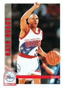 1992-93 Hoops Greg Grant #444 card image