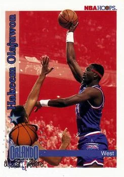 1992-93 Hoops Hakeem Olajuwon #314 card image