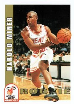 1992-93 Hoops Harold Miner ROO #413 card image