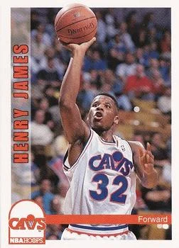 1992-93 Hoops Henry James #41 card image