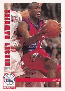 1992-93 Hoops Hersey Hawkins #174 card image