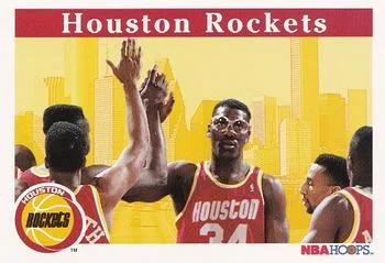 1992-93 Hoops Houston Rockets TC #275 card image