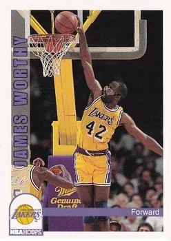 1992-93 Hoops James Worthy #115 card image