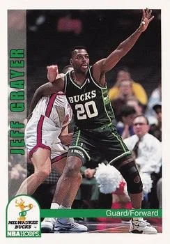 1992-93 Hoops Jeff Grayer #127 card image