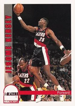1992-93 Hoops Jerome Kersey #191 card image