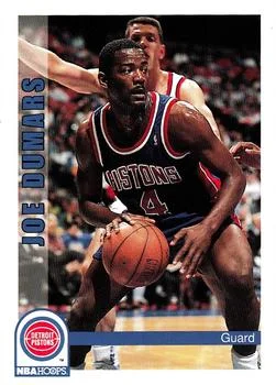1992-93 Hoops Joe Dumars #64 card image