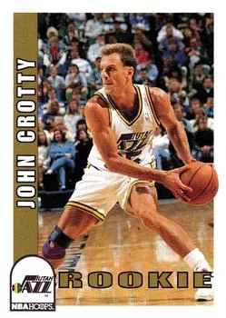 1992-93 Hoops John Crotty ROO #472 card image