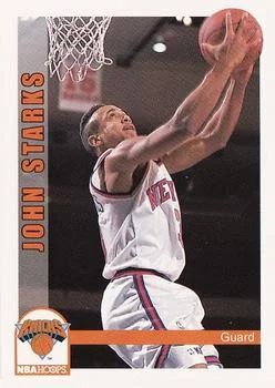 1992-93 Hoops John Starks #158 card image
