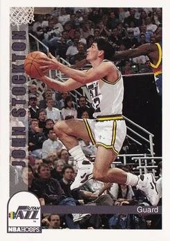 1992-93 Hoops John Stockton #229 card image