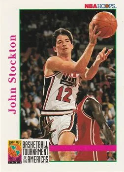 1992-93 Hoops John Stockton BTA #347 card image