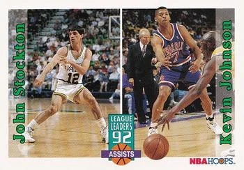 1992-93 Hoops John Stockton / Kevin Johnson LL #326 card image