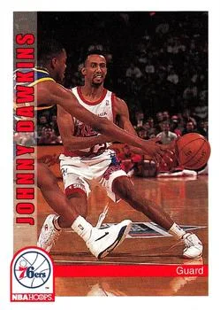 1992-93 Hoops Johnny Dawkins #172 card image