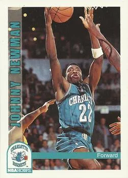 1992-93 Hoops Johnny Newman #25 card image
