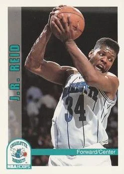 1992-93 Hoops J.R. Reid #26 card image