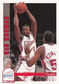1992-93 Hoops Ken Norman #102 card image