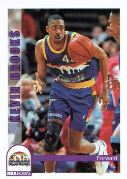 1992-93 Hoops Kevin Brooks #374 card image