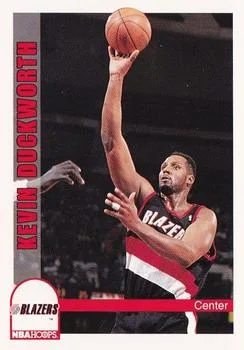 1992-93 Hoops Kevin Duckworth #190 card image