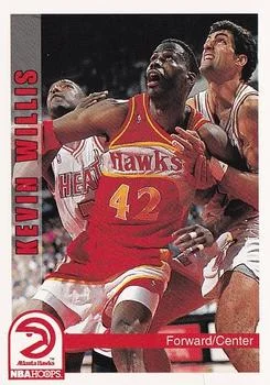1992-93 Hoops Kevin Willis #9 card image