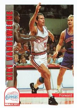 1992-93 Hoops Kiki Vandeweghe #405 card image