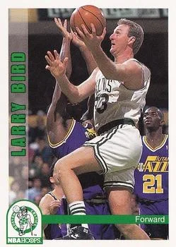 1992-93 Hoops Larry Bird #10 card image